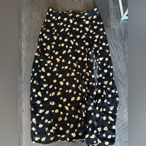 Reformation Zoe Skirt - floral pattern